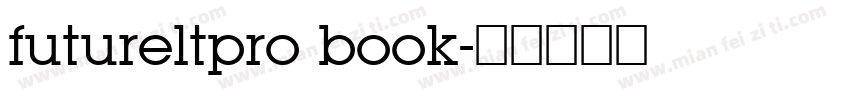 futureltpro book字体转换